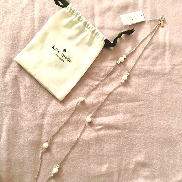 Kate Spade Pearl and Gold Necklace - Picture 1 of 2
